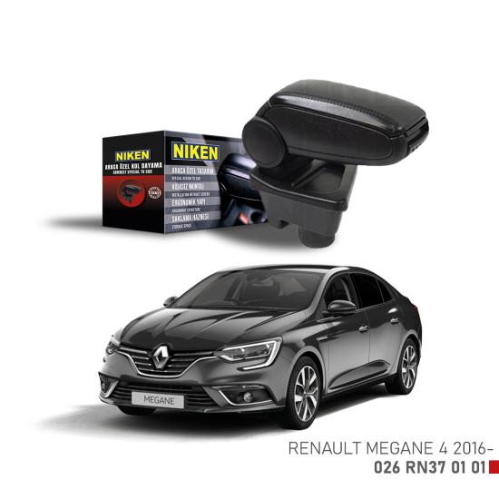 Renault Megane 4 2016 Sonrası Araca Özel Kol Dayama Siyah