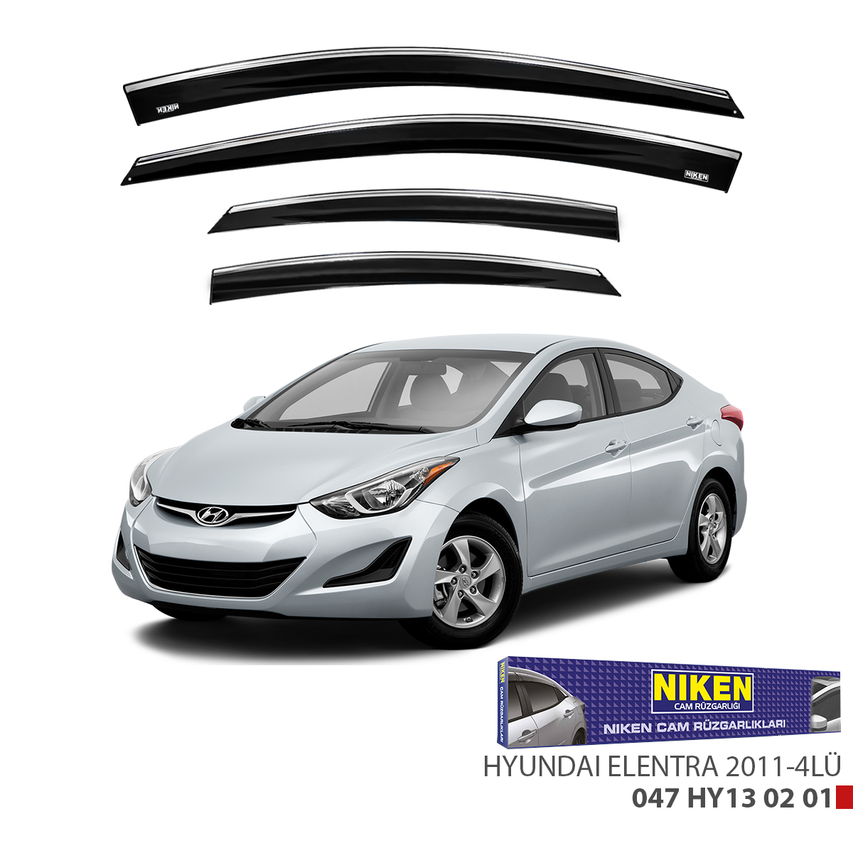 Niken%20Hyundai%20Elentra%202011%20Sonrası%20Kromlu%20Cam%20Rüzgarlığı%204Lü