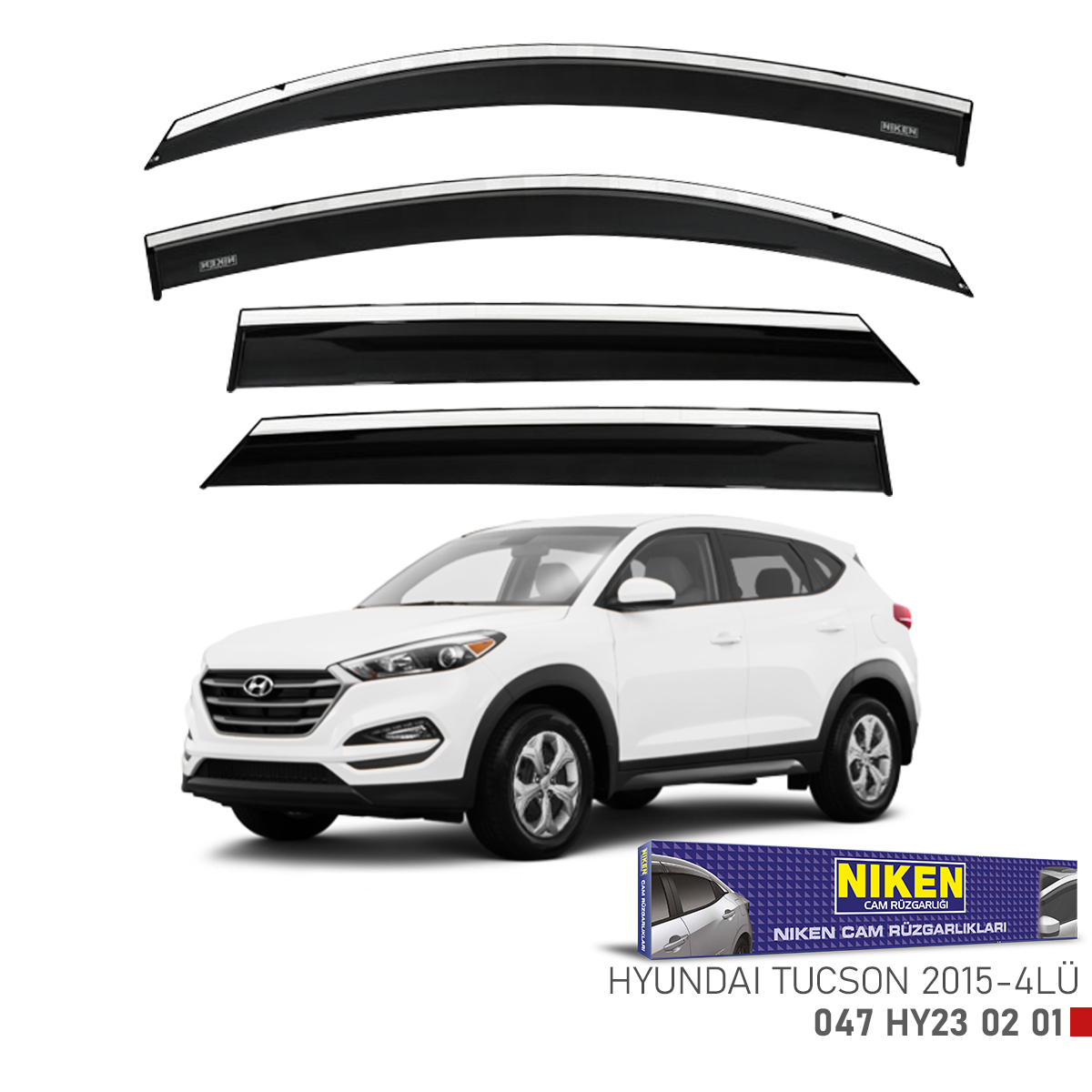 Niken%20Hyundai%20Tucson%202015%20Sonrası%20Kromlu%20Cam%20Rüzgarlığı%204Lü