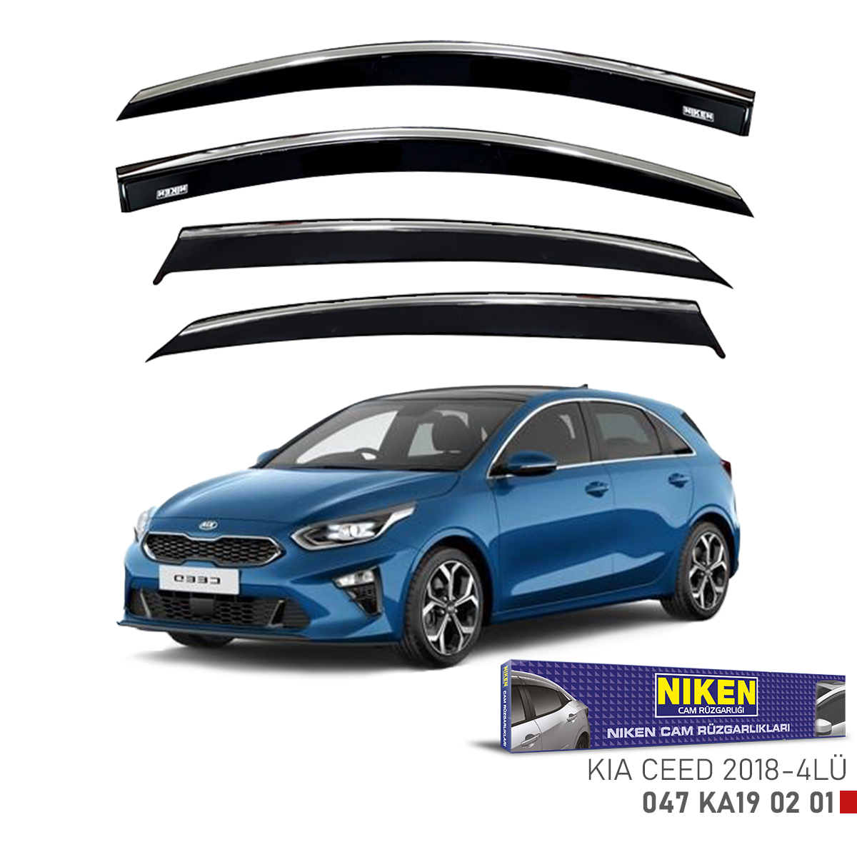 Niken%20Kia%20Ceed%202018%20Sonrası%20Kromlu%20Cam%20Rüzgarlığı%204Lü