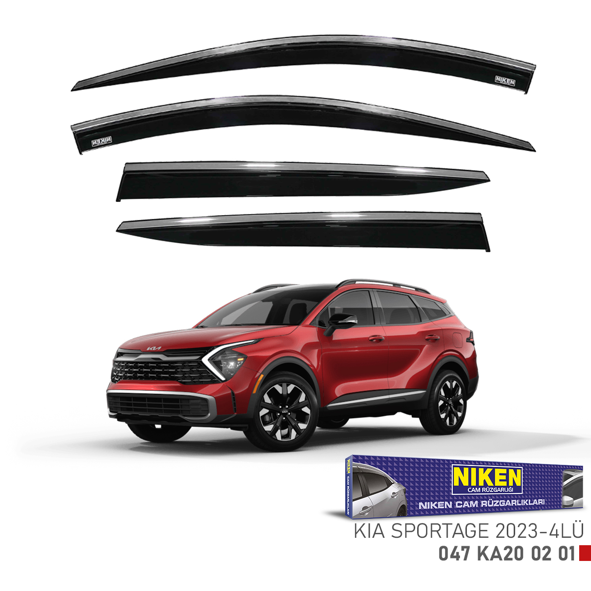 Niken%20Kia%20Sportage%202023%20Sonrası%20Kromlu%20Cam%20Rüzgarlığı%204Lü