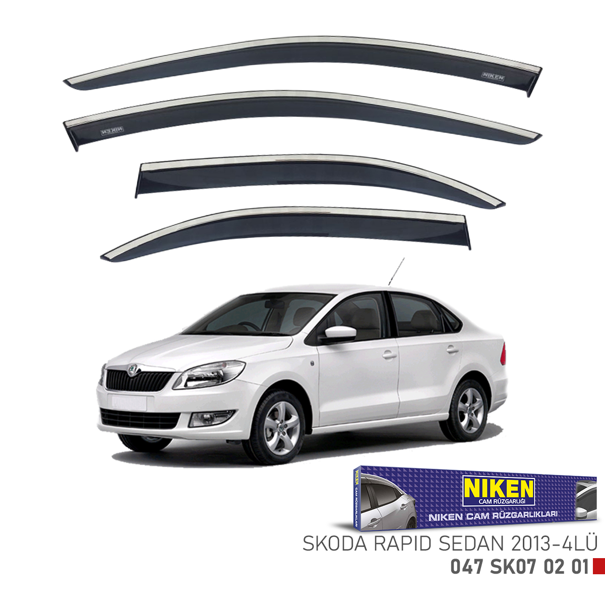 Niken%20Skoda%20Rapid%20Sedan%202013%20Sonrası%20Kromlu%20Cam%20Rüzgarlığı%204Lü