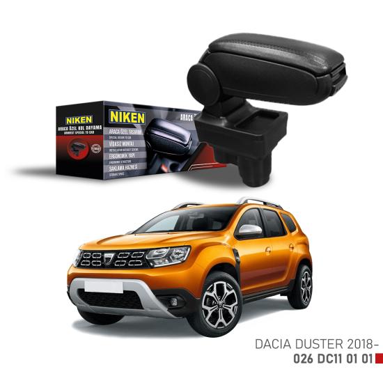 Dacia Duster 2018 Sonrası Araca Özel Kol Dayama Siyah